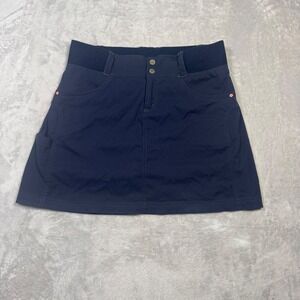 Title Nine Women's Athletic Skort Size 8 Navy Blue Athletic Performance Trail